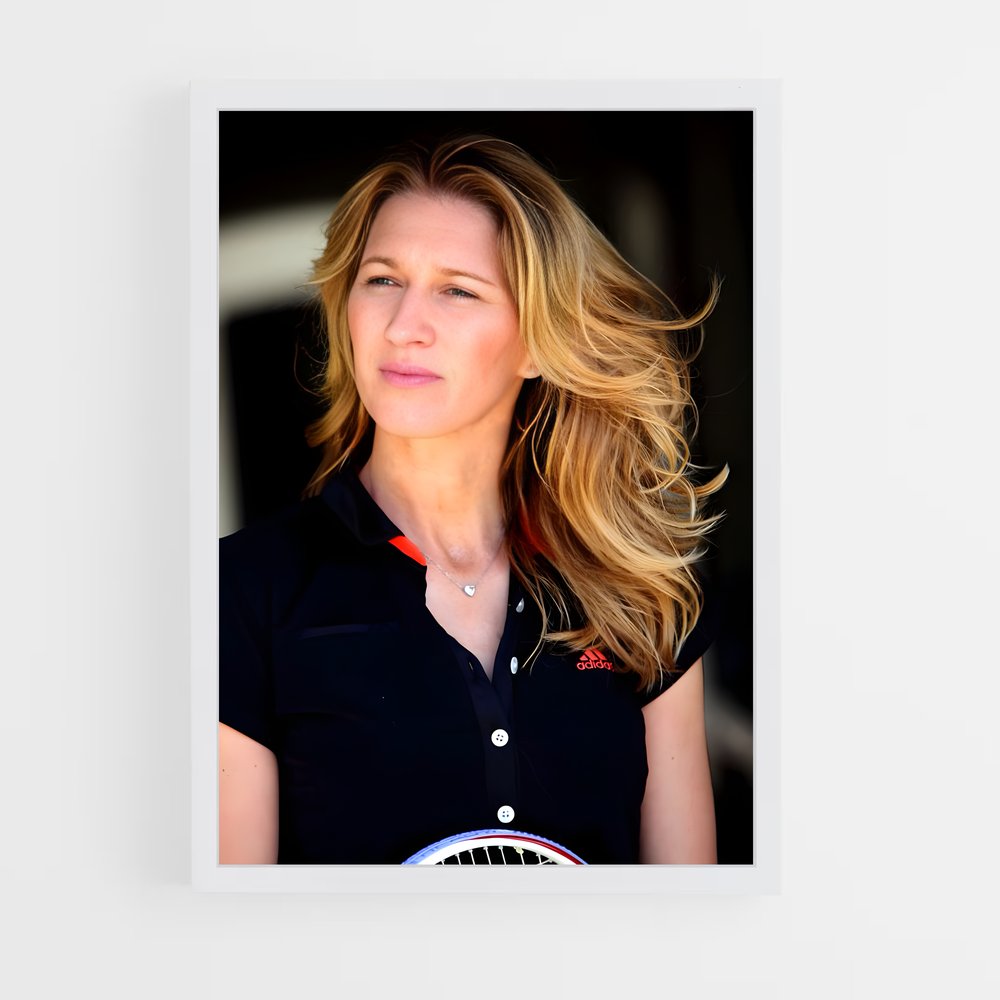Poster Steffi de graf – affiche Tennis (vue 3)